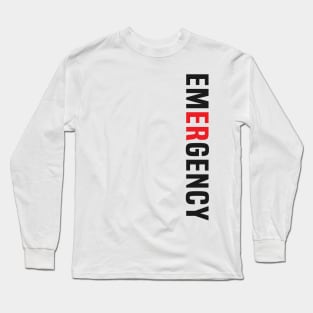 Emergency Department Emergency Room Nurse Healthcare Long Sleeve T-Shirt